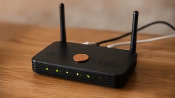 Poner una moneda arriba del router de WiFi: para qué sirve y por qué recomiendan hacerlo