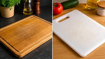 Tabla de cortar de madera vs de plástico: cuál es la diferencia y cuál conviene comprar