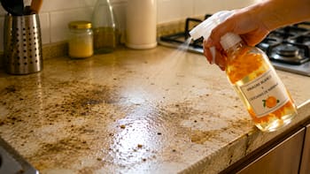 Rociar vinagre blanco y cáscaras de naranja en la mesada de la cocina: para qué sirve y por qué lo recomiendan