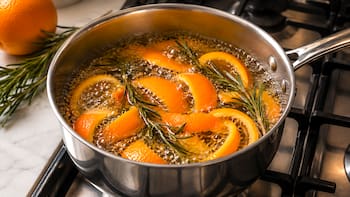 Hervir cáscaras de naranja con romero después de cocinar: para qué sirve y por qué lo recomiendan