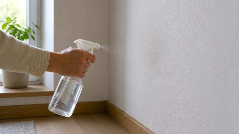 Es un truco altamente recomendado para prevenir la humedad en las paredes.