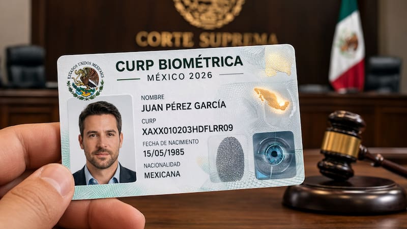 Trámite de la CURP biométrica en México