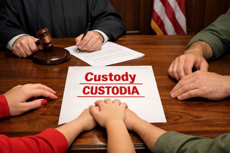 Entre las razones más comunes se encuentran antecedentes de violencia doméstica, abuso, negligencia, consumo problemático de sustancias, o cualquier conducta que ponga en peligro la seguridad física o emocional del niño.