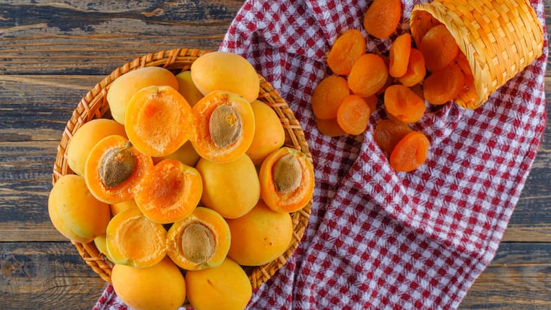 Los damascos son ricos en vitaminas y antioxidantes. Fuente: archivo.