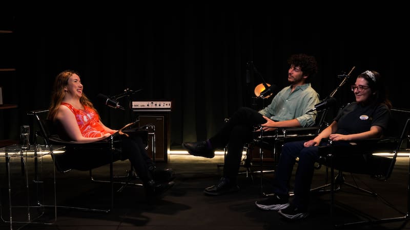 Daniela Aza, junto a Ornella, crew de McDonald’s, Lucas Adlerstein, Fundador de Casacusia.