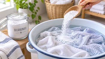 Dejar la ropa en remojo con bicarbonato de sodio y agua: por qué funciona y cómo hacerlo sin dañar la tela