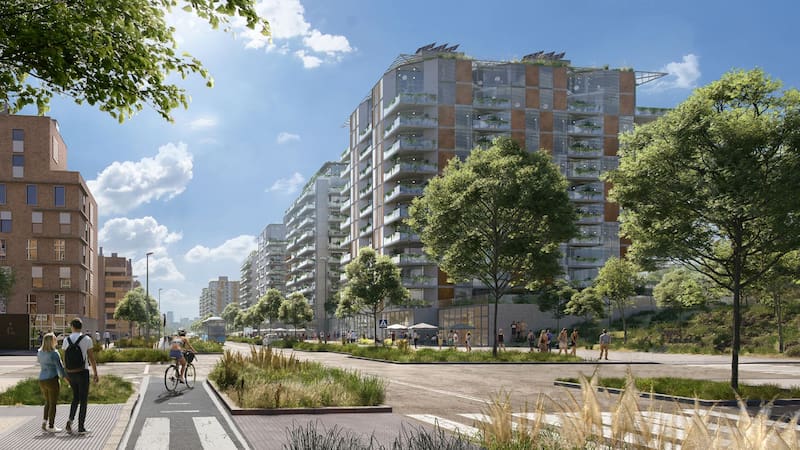 Derriban más de 100.000 metros cuadrados de edificios en la Capital para construir un de 700 viviendas