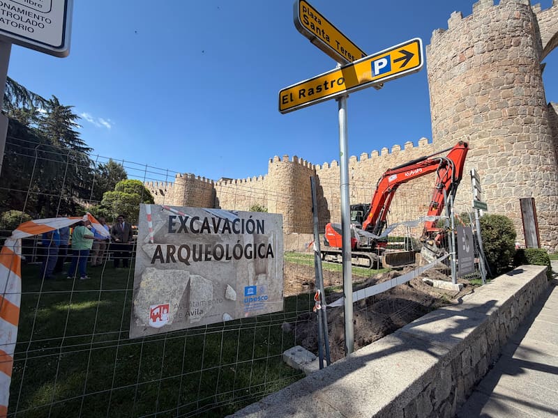 Descubren un tesoro oculto junto a la muralla de Ávila: revelan restos arqueológicos de hace 2000 años.