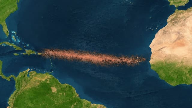 El descubrimiento del siglo | Encuentran una extraña y enorme franja marrón en el Atlántico que preocupa a toda la comunidad científica: qué significa