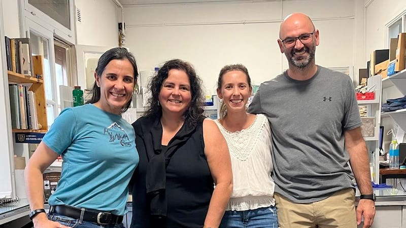 Yanina Ditamo, Leticia Peris, Agustina Zorginotti y Gastón Bisig.