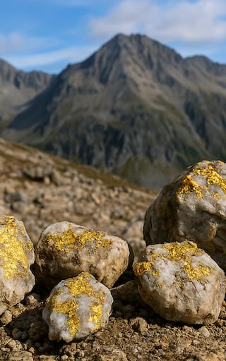 Descubrimiento histórico: encuentran miles de toneladas de oro a más de 1900 metros de altura