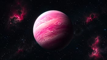 Sin precedentes: científicos hallaron un exótico planeta rosa repleto de nubes de sal y resolvieron un misterio de casi 20 años