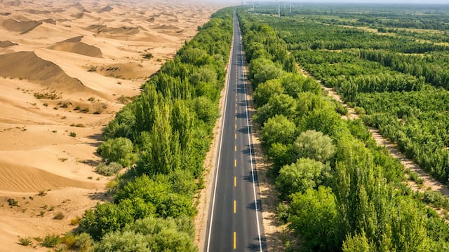 China está creando una nueva Gran Muralla y no es de piedra: está en uno de los lugares más mortales del mundo, y los científicos no pueden explicar cómo lo lograron