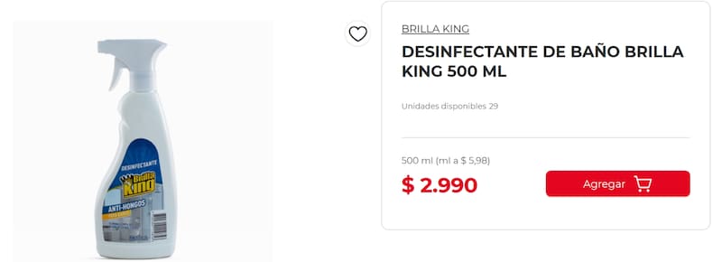 Tiendas D1 tiene el producto que dejará tu baño reluciente por poco más de 3.000 pesos.