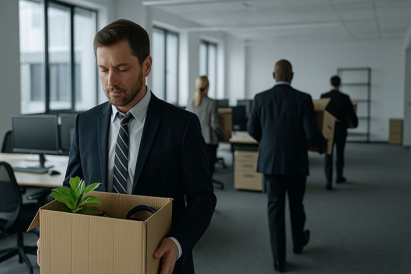 Se confirmó la medida más temida: una ola de despidos masivos comenzó y todos estos empleados perderán sus puestos de trabajo. (Foto: ChatGPT imagen ilustrativa)