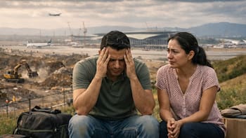 La construcción de un nuevo aeropuerto que hará desaparecer todo un barrio entero y forzará el traslado de cientos de familias