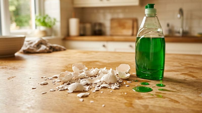 Mezclar cáscaras de huevo con detergente: para qué sirve y por qué lo recomiendan.
