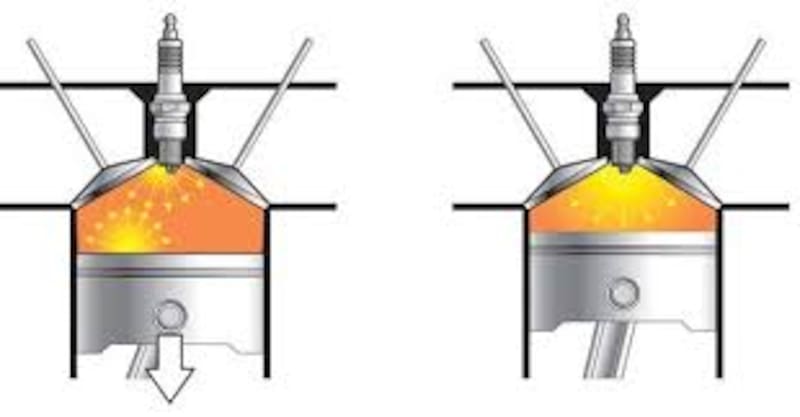 La detonación de un motor que perjudica el funcionamiento del pistón que le da energía al cigüeñal de un vehículo.