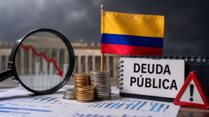 Deuda pública en alerta: Contraloría advierte riesgos fiscales y posible aumento del déficit en Colombia.