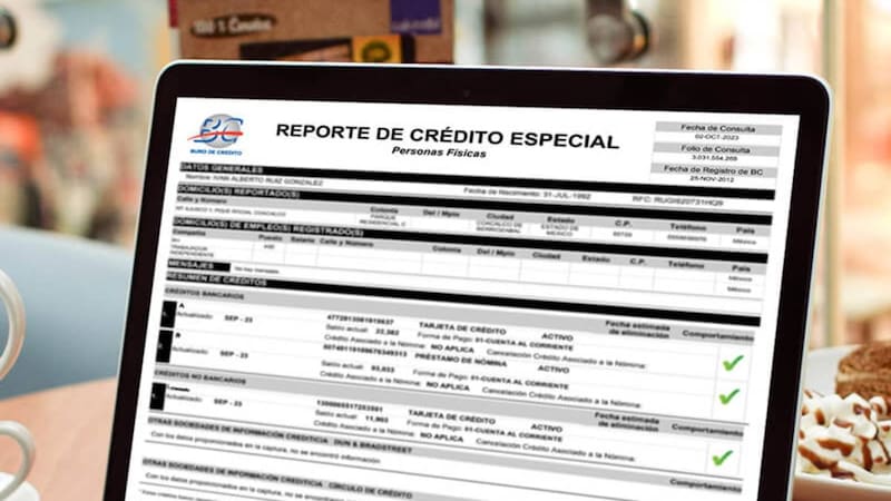 Embargo de cuentas bancarias del Buró de Crédito en México