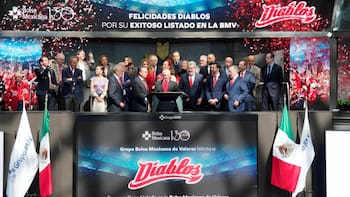 Diablos Rojos vuelan en la BMV y la novena de Harp Helú alista emisión millonaria en el diamante bursátil