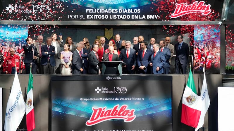 Diablos Rojos del México en la BMV.