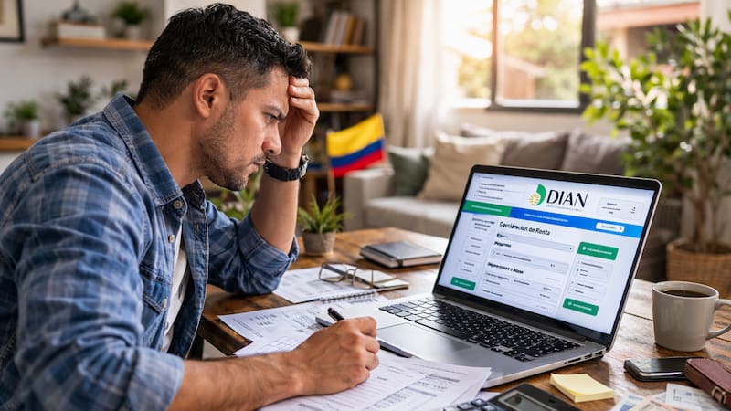 DIAN: el error más común por el que pueden retenerte una devolución de impuestos. Imagen: archivo.