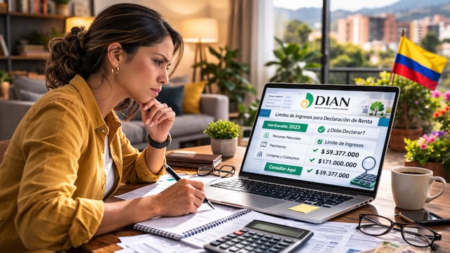Confirmado | La DIAN explicó cuánto debe ganar para declarar renta en Colombia: verifica si supera los topes oficiales en 2026