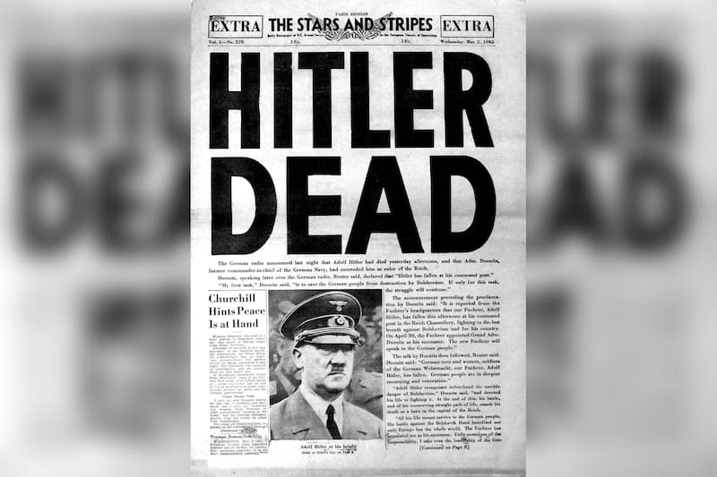 La noticia de la muerte de Hitler recorrió el mundo entre versiones cruzadas, comunicados oficiales y dudas propias de la posguerra.