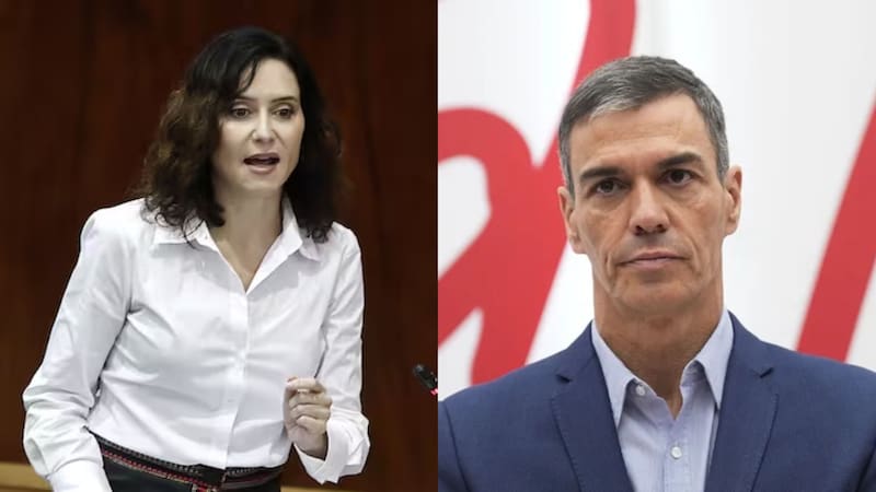 Díaz Ayuso acusó al Gobierno de Pedro Sánchez de convertir a España en un “infierno fiscal”. Foto: EFE