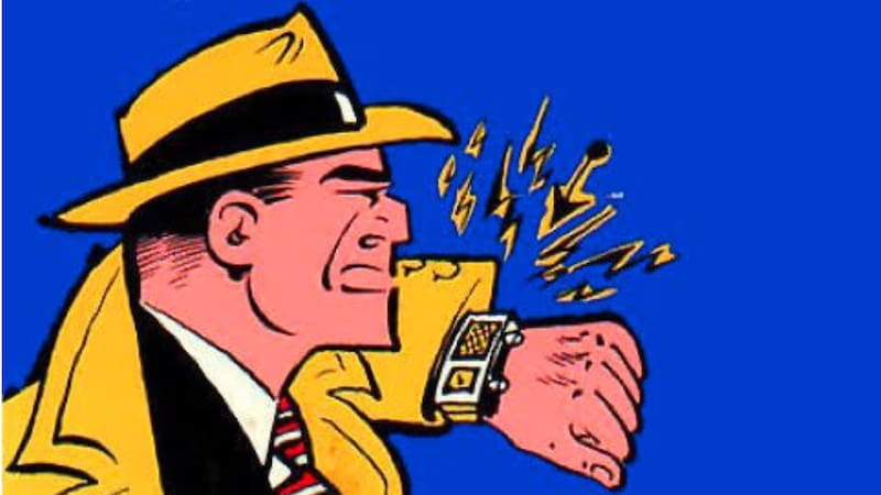 El reloj de Dick Tracy anticipó una de las funciones que hoy ofrecen los smartwatches.