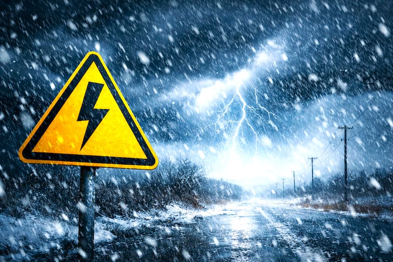 Las autoridades meteorológicas advierten del clima para el fin de semana con una fuerte ola polar. Fuente: Archivo.