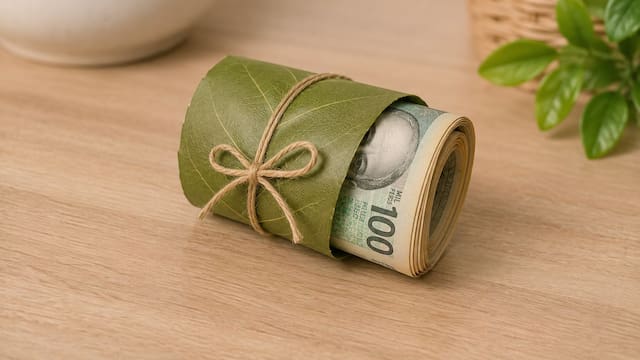 Envolver dinero en efectivo con una hoja de laurel: para qué sirve y por qué muchos lo recomiendan