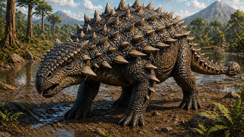 Hallazgo del siglo | Descubren un dinosaurio con “armadura de espinas”: vivió hace más de 100 millones de años.