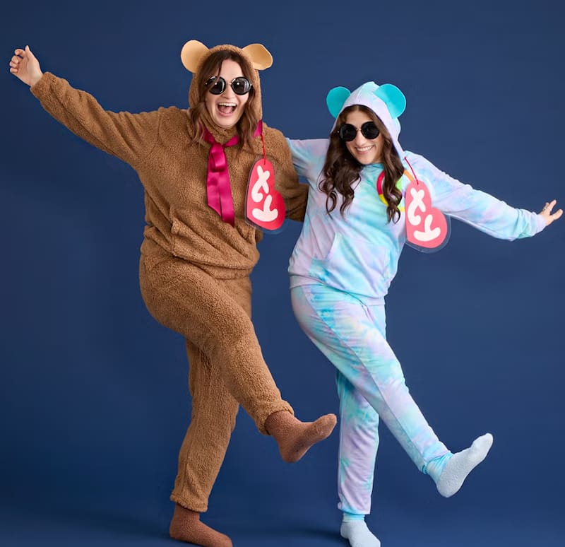 Los clásicos peluches de Beanie Babies inspiran una propuesta original para Halloween.