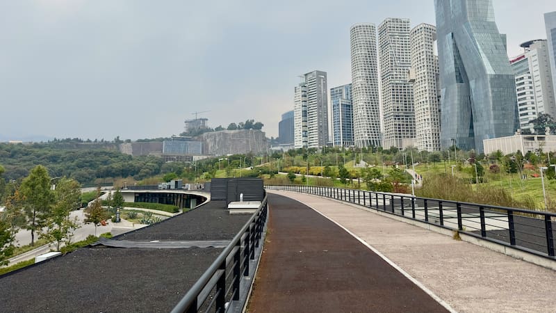 Distrito de Santa Fe, una de las áreas corporativas y residenciales más pudientes de CDMX.