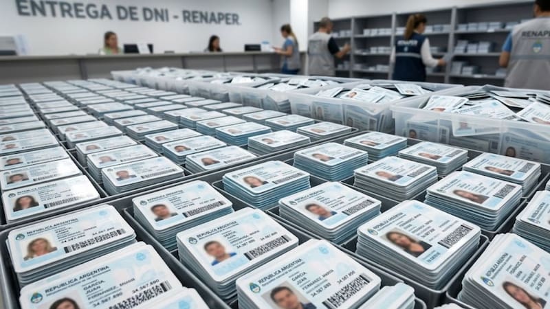 El DNI se entrega en los plazos establecidos por el Renaper.