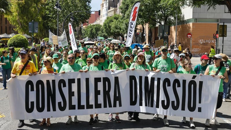 Docentes valencianos desean mantener la huelga indefinida: hay expectativa por la nueva reunión de este domingo