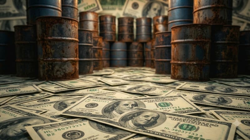 El petróleo Brent se mantiene al alza. Foto: generada por IA.