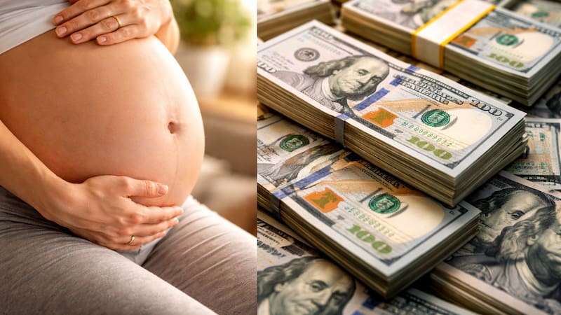 Es oficial | Todos los bebés recibirán 1000 dólares de forma automática si cumplen este requisito (Imagen ilustrativa Chat GPT)