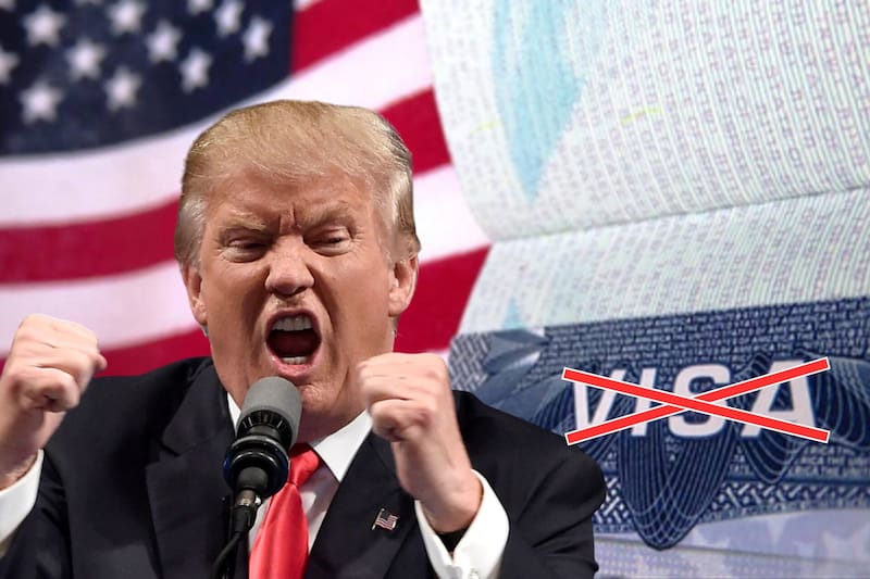 Donald Trump suspenderá el trámite de visa americana a los ciudadanos de 75 nuevos países.