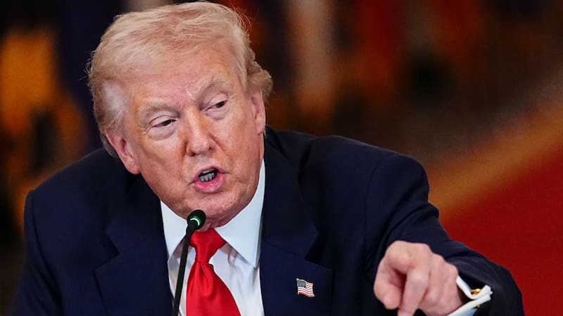 Trump presionó el domingo a sus aliados para que envíen buques de guerra al estrecho.