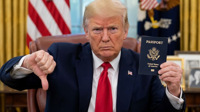 Oficial y confirmado | Estados Unidos prohíbe el ingreso y egreso del país a extranjeros que tengan pasaporte pero cumplan esta condición