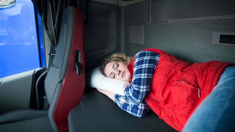 Dormir en estacionamientos la obligó a tomar precauciones adicionales para sentirse segura.
