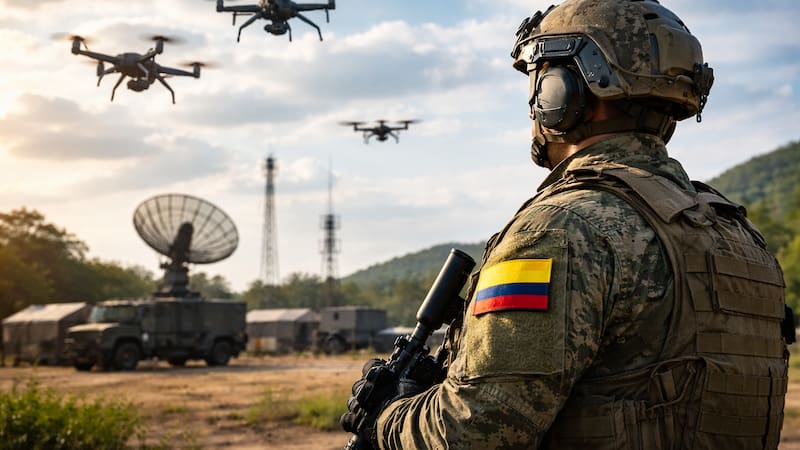 El Gobierno invierte 6,5 billones en un escudo antidrones que defenderá el territorio nacional.