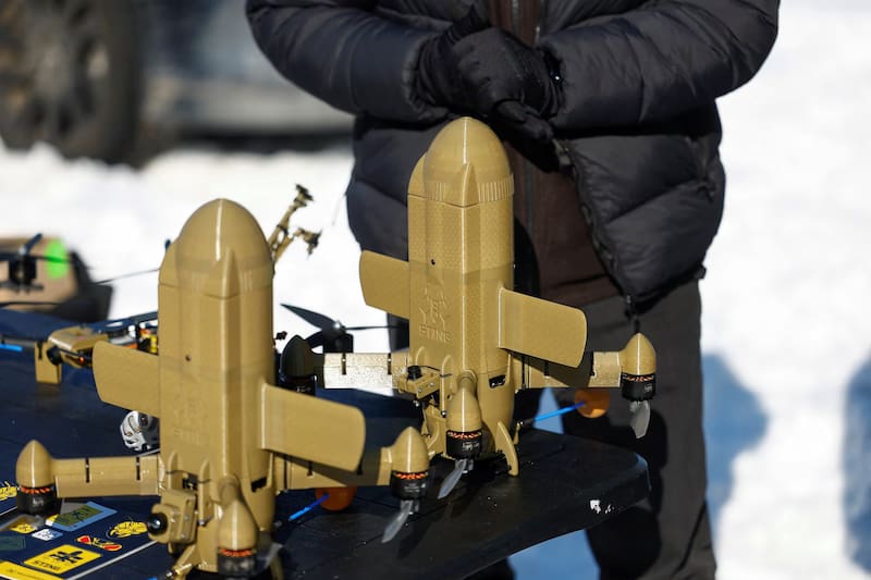 Ucrania logró un récord sin precedentes en el uso y producción de drones militares, transformando estos dispositivos en el arma más determinante del conflicto actual. Imagen: archivo.