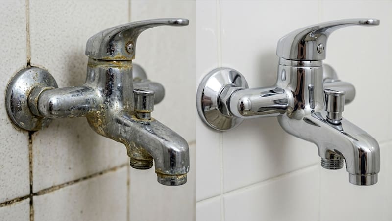 Ni vinagre ni bicarbonato: la forma ideal de sacar el sarro de las duchas y azulejos.