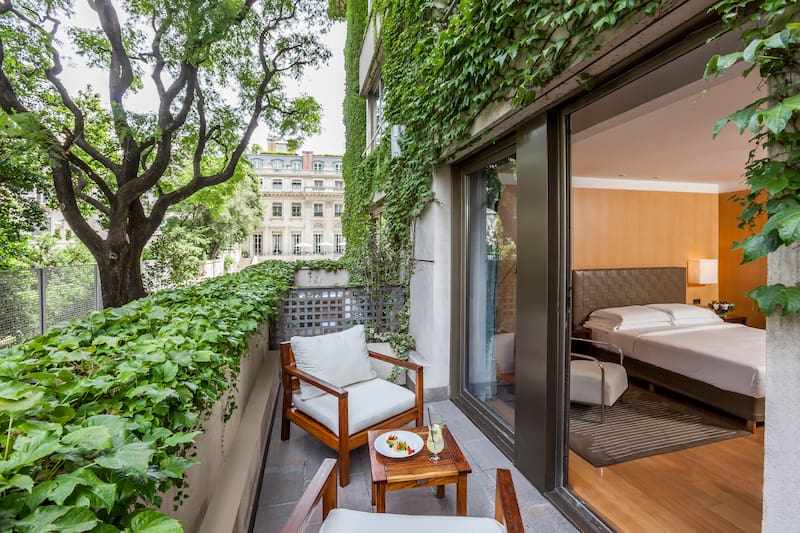 Park Deluxe Balcony, unas de las suites de lujo del hotel.