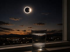 Para qué sirve poner un vaso con agua y sal durante el eclipse y por qué recomiendan dejarlo cerca de una ventana