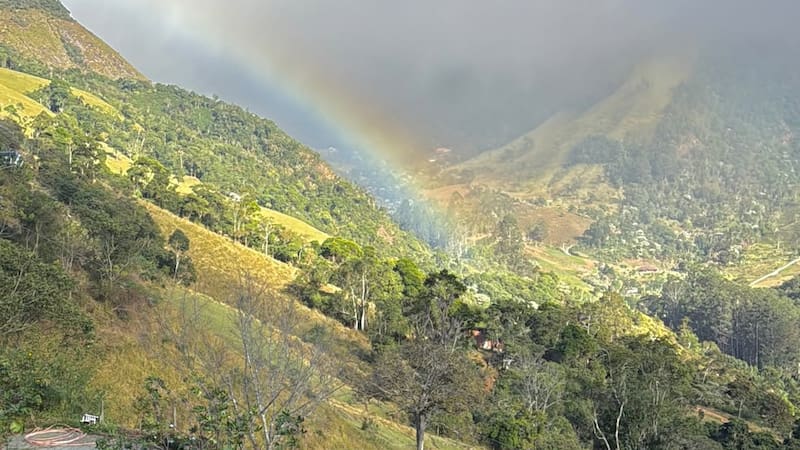 Eco Caminhos, un proyecto ubicado en las montañas de Nova Friburgo en Brasil.